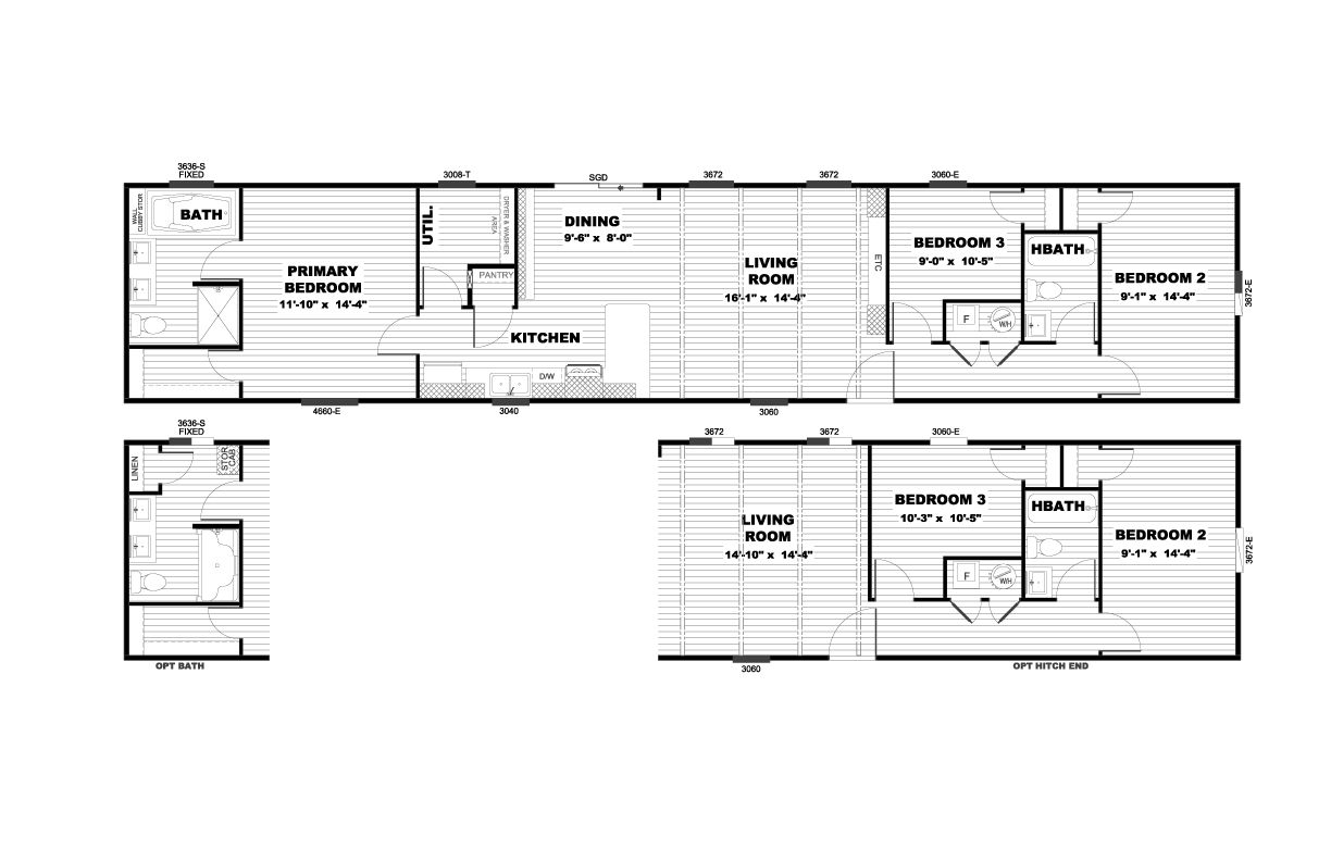 The ANNIVERSARY 16763A Floor Plan