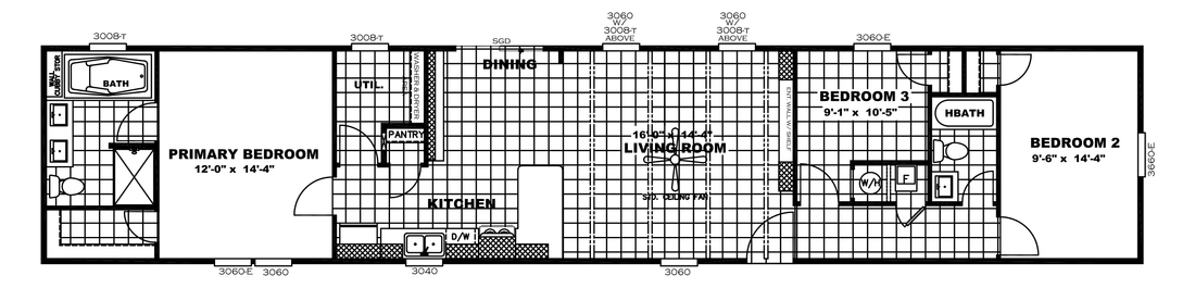 The ANNIVERSARY 16763A Floor Plan