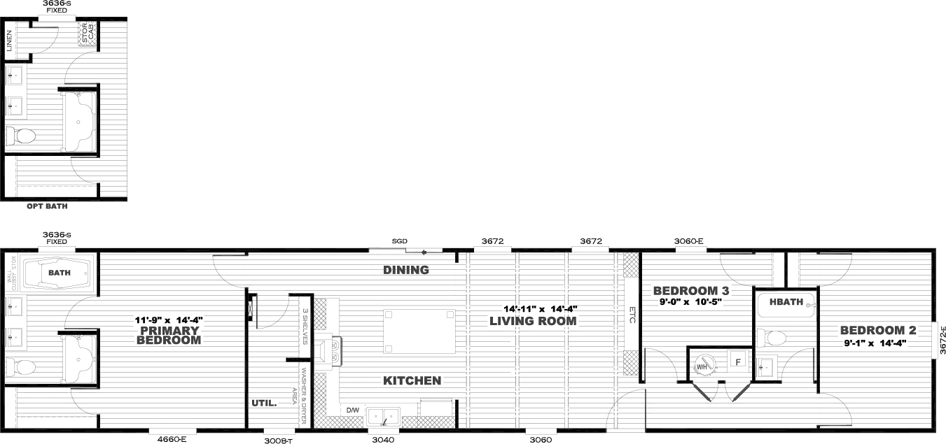 The ANNIVERSARY 16763I Floor Plan