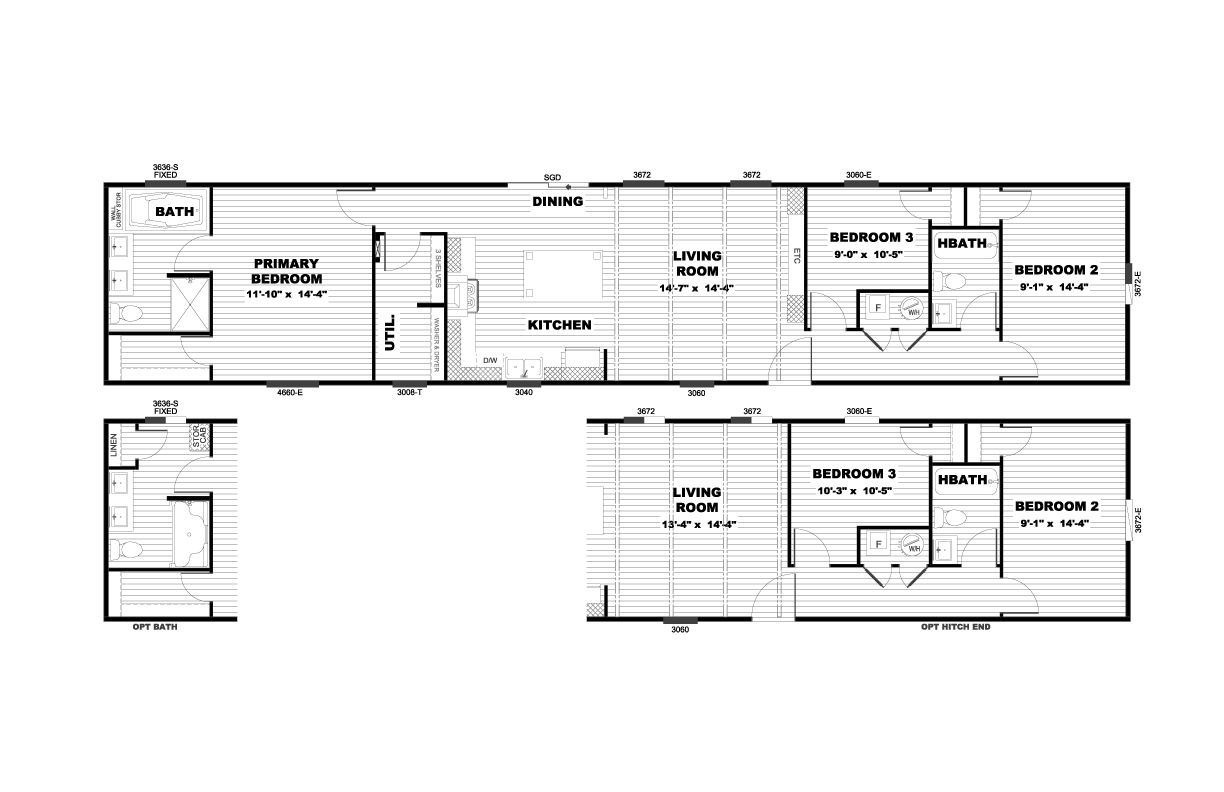 The ANNIVERSARY 16763I Floor Plan