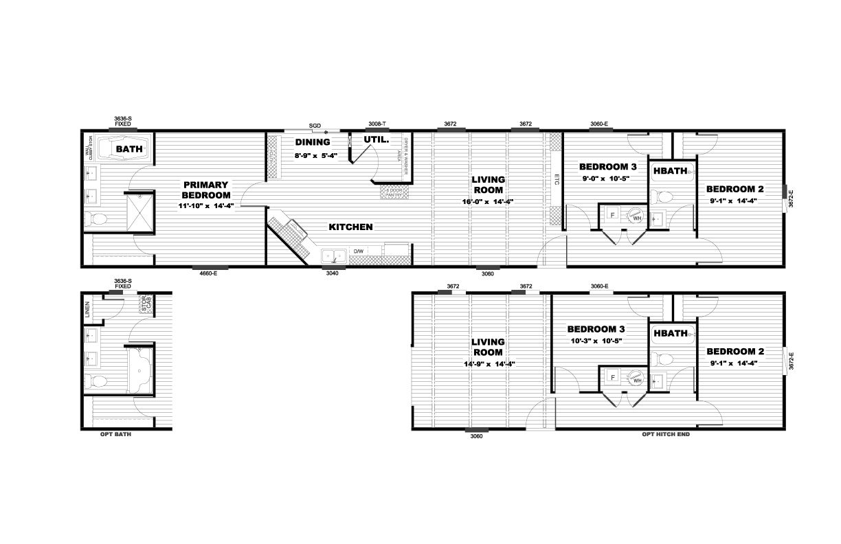 The ANNIVERSARY 16763F Floor Plan