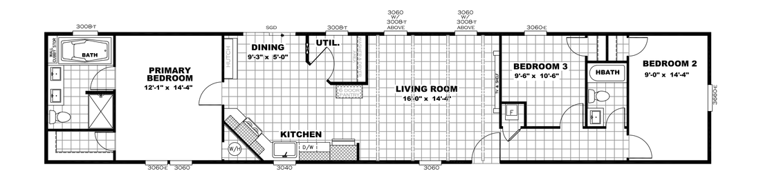 The ANNIVERSARY 16763F Floor Plan