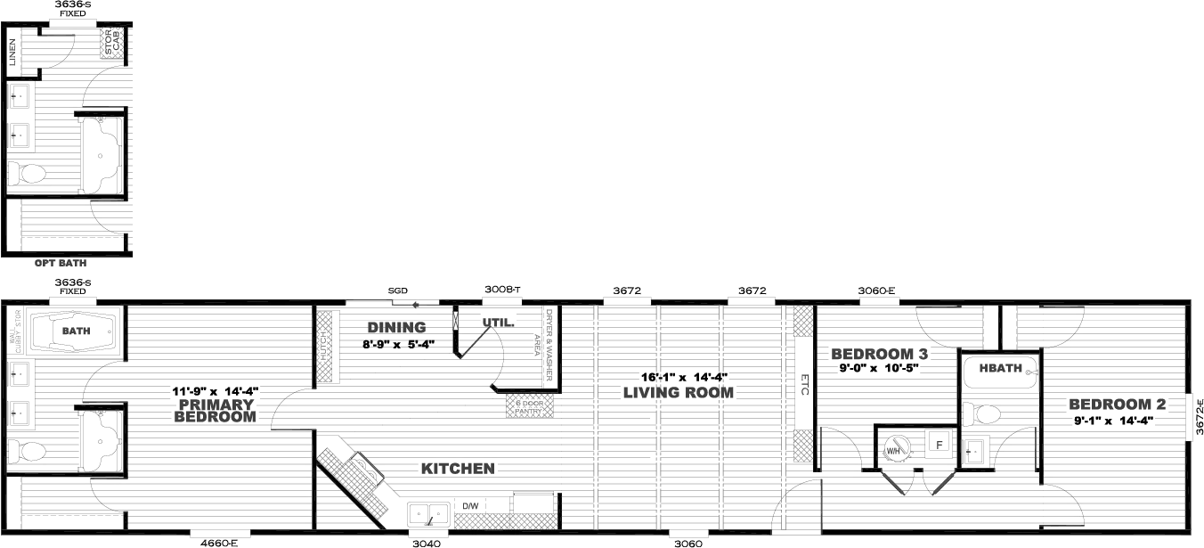 The ANNIVERSARY 16763F Floor Plan