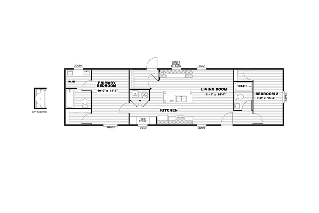 The SELECT 16602A Floor Plan