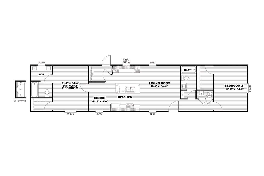 The SELECT 16722A Floor Plan