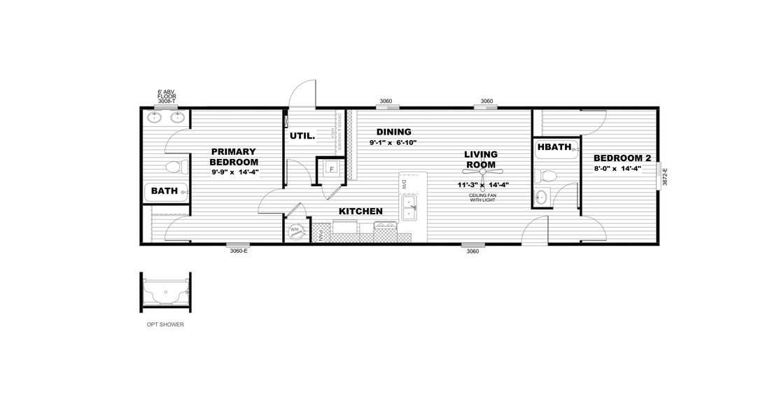 The SELECT 16562A Floor Plan