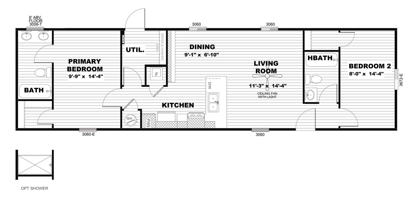The SELECT 16562A Floor Plan